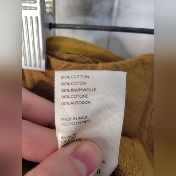 NWOT Free People Leilani Gingham Tube Top Extra Small Brown - Picture 6 of 6